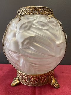 IMO Lalique Art Nouveau Vase 