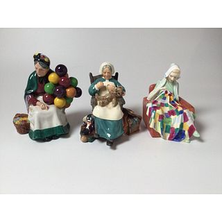 Lot of 3 Royal Doulton Figures