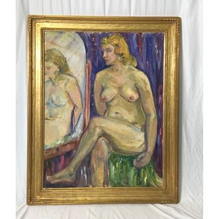 Large Impressionist Nude of A Woman