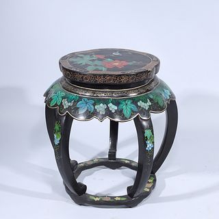 Chinese Painted Stool