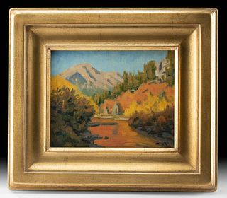 R. Grogan Painting - Wasatch Mountains, Utah (2001)