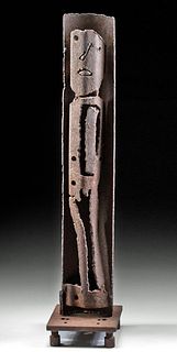 1996 Jean-Yves Gosti Iron Sculpture of Abstract Figure