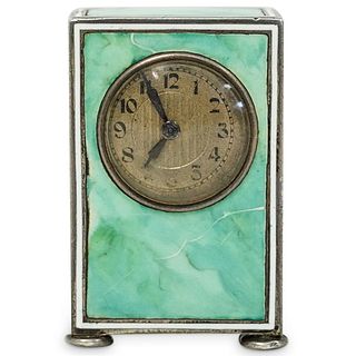 Antique Sterling Travel Clock