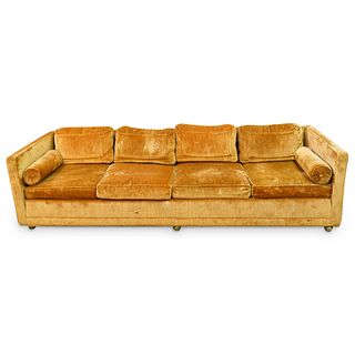 Mid Century Four Seater Velvet Flair Inc. Sofa