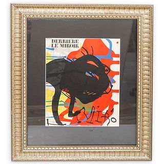 Joan Miro (Spanish, 1893) "Derriere Le Miroir" Litho