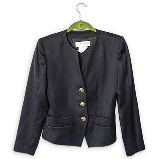 Yves Saint Laurent Black Wool Women Jacket