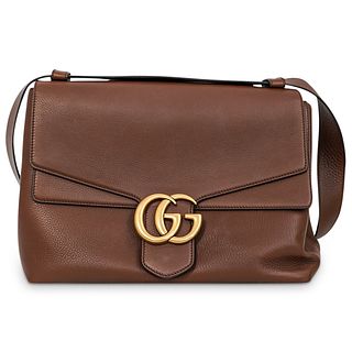 Gucci Calfskin GG Marmont Shoulder Bag