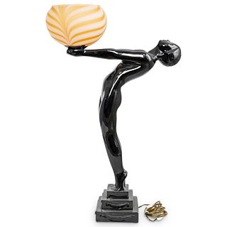 Art Deco Style Figural Table Lamp