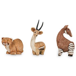 Mid Century Ceramic Animals Set