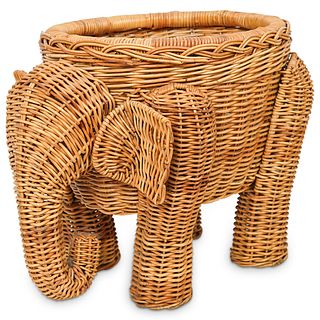 Rattan Elephant Basket