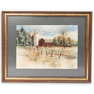 Sears Gallagher (1869-1955) Watercolor Painting