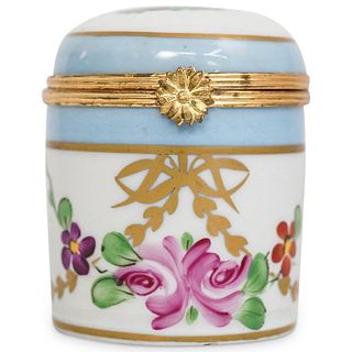 Chamart Limoges Hand Painted Trinket Box