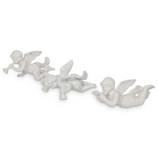 (3 Pc) Fitz and Floyd Angel Porcelain Ornaments
