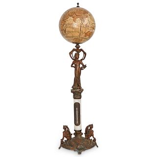 Antique Figural Barometer