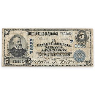 $5 US National 1902 Note