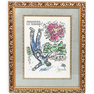 Marc Chagall (Russian 1887-1985) "Derriere Le Miroir" Lithograph