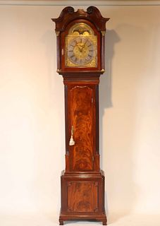 George III Mahogany Tall Clock