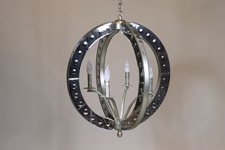 Modern Regency Style 4-Light Spherical Chandelier