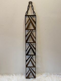 French Art Deco Wrought Iron Architectural Panel #2