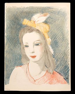 Maurice Laurencin - Young Woman in a Hat