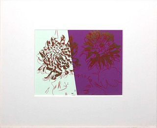 Andy Warhol "Kiku" Orig Serigraph in Colors on Paper
