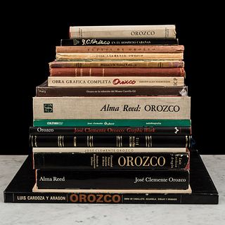Libros sobre Orozco. José Clemente Orozco / Orozco / Exposición Nacional José Clemente Orozco. Pzs: 19.