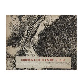 Elizondo, Salvador. Vlady. Dibujos Eróticos. México: Juan Pablos Editor, 1977. 1977. 76 p.  Segunda edición.