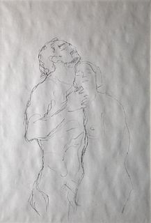 Gustav Klimt (After) - Mann Und Frau