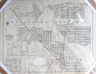 Vintage Poster - Haverford Township Map