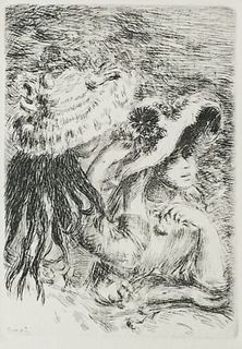 Pierre-Auguste Renoir (After) - Le Chapeau Epingle  (la