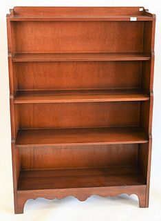 Stickley Cherry Bookshelf, height 54 inches, width 36 inches.