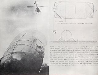 Christo - Untitled from "Monuments Portfolio with 10