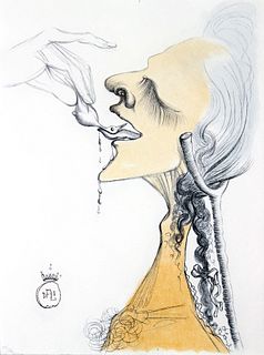 Salvador Dali - Bird on Tongue