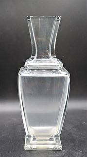 Large Signed Baccarat Crystal Vase