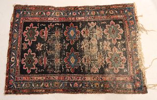 Early 20th C Persian Tribal Rug, As is.