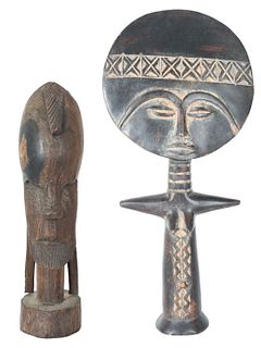(2) African Figural Carvings