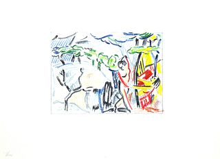 Roy Lichtenstein - Untitled from "Landscape Sketches"