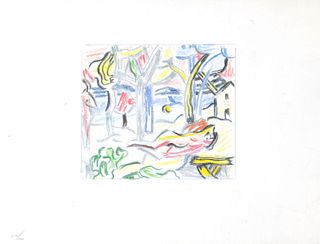 Roy Lichtenstein - Reclining Figures in Landscape