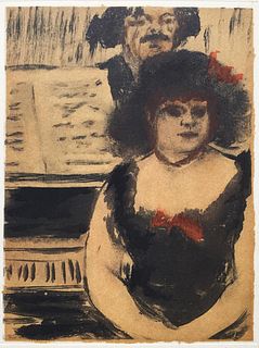 Edgar Degas (After) - La Pianiste el le Chanteur