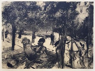 Edgar Degas (After) - Avenue du Bois de Boulogne