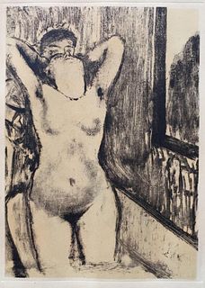 Edgar Degas (After) - Femme Debout dans une Baignoire