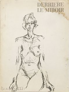Alberto Giacometti - Cover from Derriere le Miroir No.