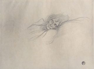 Henri Toulouse-Lautrec (After) - Femme Endormie