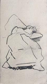 Henri Toulouse-Lautrec (After) - Reclining Woman