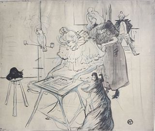 Henri Toulouse-Lautrec (After) - Untitled VIII from 70