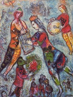 Marc Chagall - La Musicienne