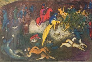 Marc Chagall (After) - Enlevement de Chloe