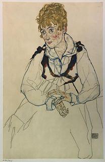 Egon Schiele (After) - The Artist's Wife