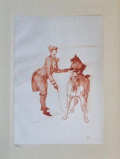 Henri Tolouse-Lautrec - Untitled from Au Cirque