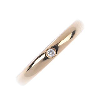 TIFFANY & CO. - a diamond band ring, by Elsa Peretti for Tiffany & Co. The brilliant-cut diamond, se